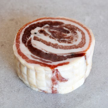 Pancetta arrotolata